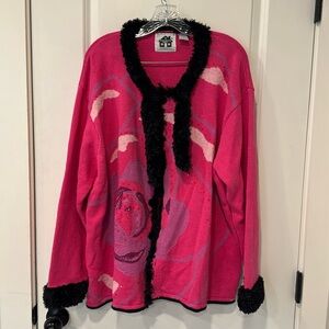 Storybook Knits Rose cardigan sweater Size 3X